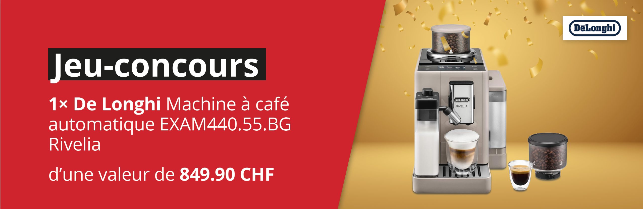 Gagne une machine à café d'une valeur de 849.90 !