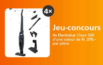 Aspirateur sans fil à gagner avec ce concours gratuit de Fust