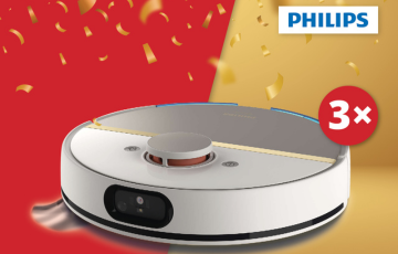 Gagne 1 des 3 robots aspirateurs et nettoyeurs de Philips d'une valeur de CHF 699.- chacun !