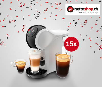 Gewinne 1 von 15 Nescafé Dolce Gusto Genio S Basic Kaffeemaschinen!