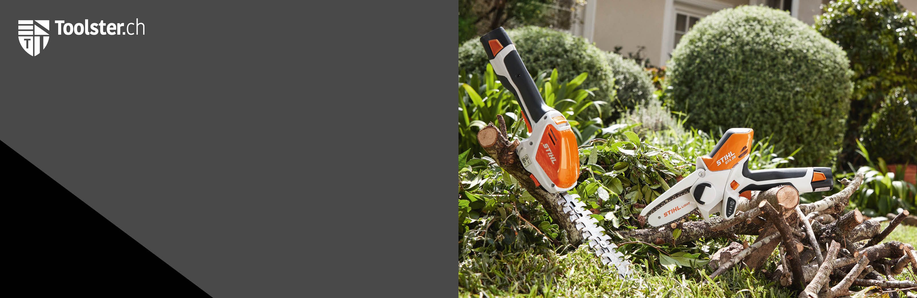 Toolster verlost 3 STIHL Bundle HSA 26 + GTA 26 im Wert von je CHF 315.-