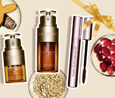 Gewinne 1 von 5 Clarins-Sets im Wert von CHF 237.-