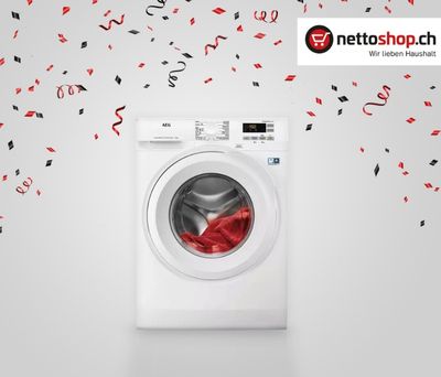 Die clevere Art zu waschen: Gewinne jetzt eine AEG LP7260 Waschmaschine von nettoshop.de im Wert von CHF 849.-