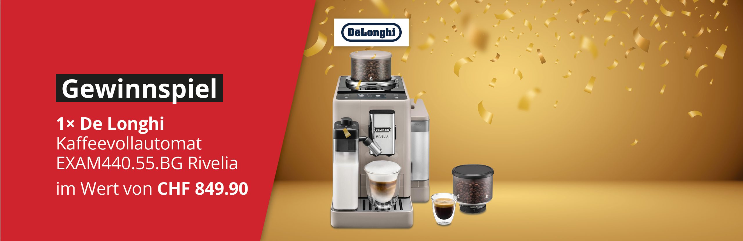 Gewinne eine Kaffeemaschine im Wert von 849.90!