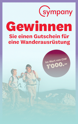 Sympany online Wettbewreb - Gewinne Gutschein für Wanderausrüstung
