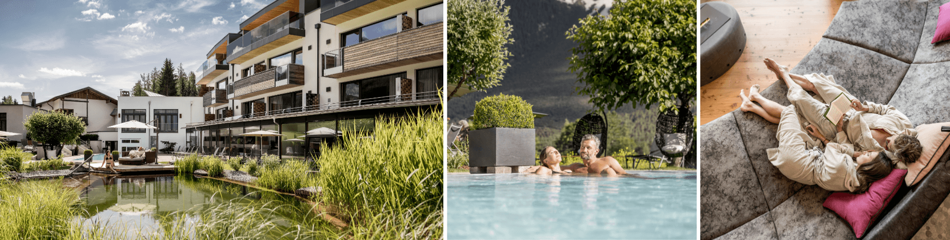Erlebe entspannnte Ferientage zu zweit im Holzleiten Bio Wellness Hotel in Tirol mit Austria Tourism