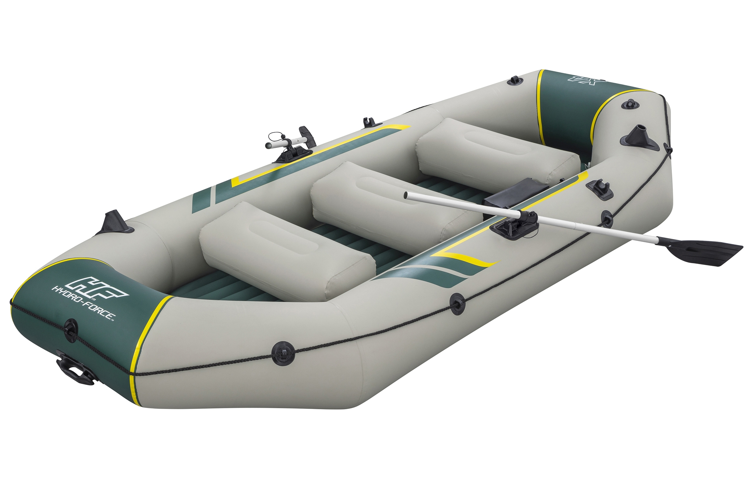 Ein Schlauchboot beim TCS Wettbewerb gewinnen